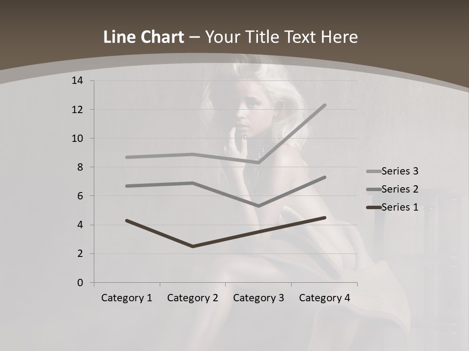 Weiblich Haare Hell PowerPoint Template