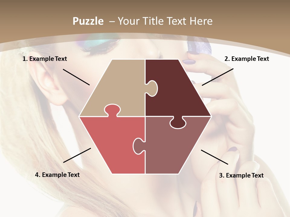 Nail Polish Beauty Look PowerPoint Template