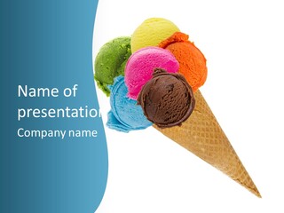 Cream Milk Sweet PowerPoint Template