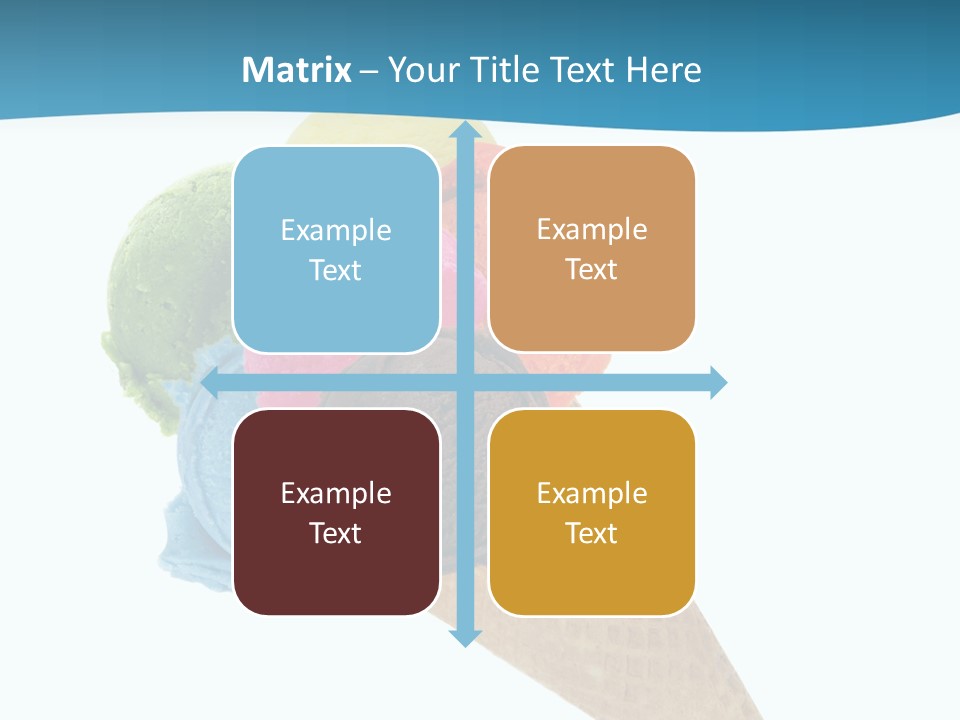 Cream Milk Sweet PowerPoint Template