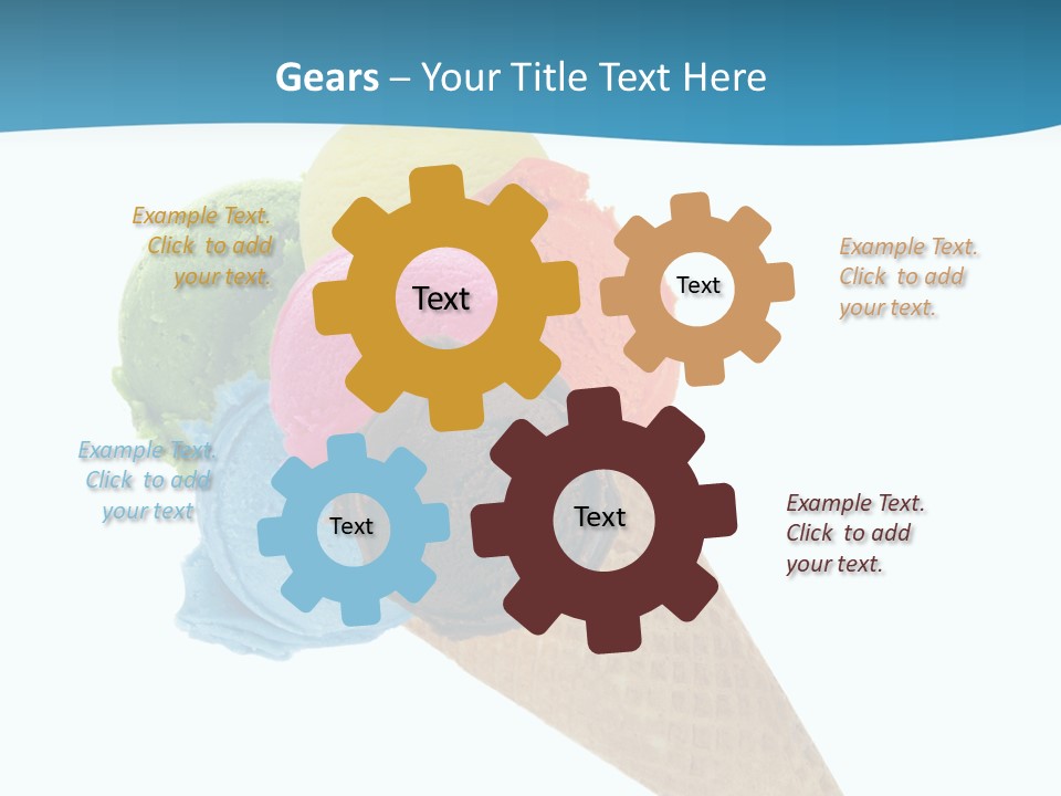 Cream Milk Sweet PowerPoint Template