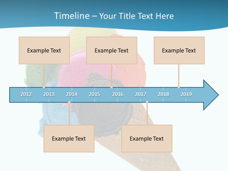 Cream Milk Sweet PowerPoint Template