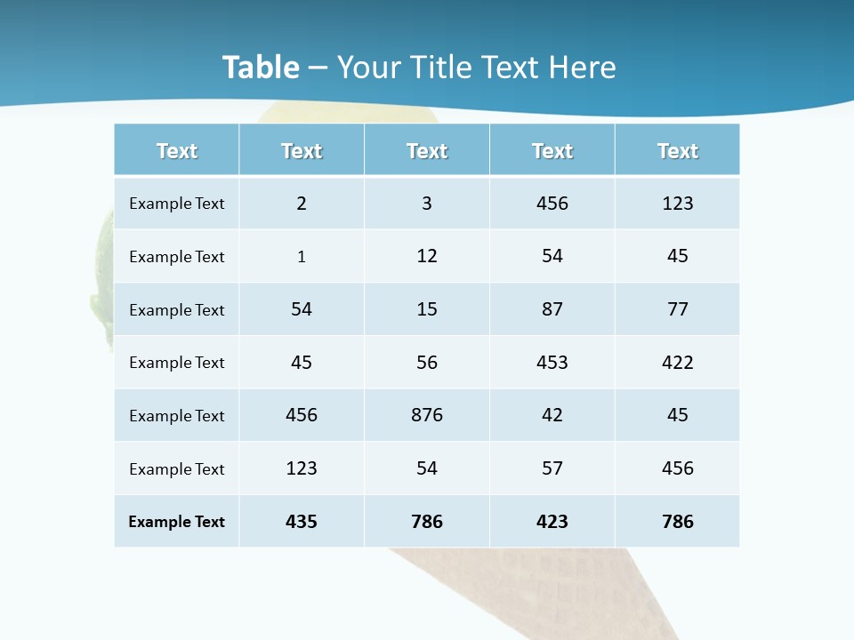 Cream Milk Sweet PowerPoint Template