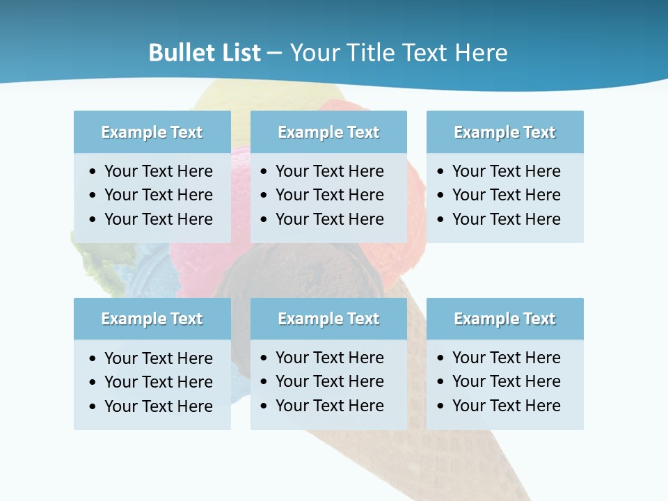 Cream Milk Sweet PowerPoint Template