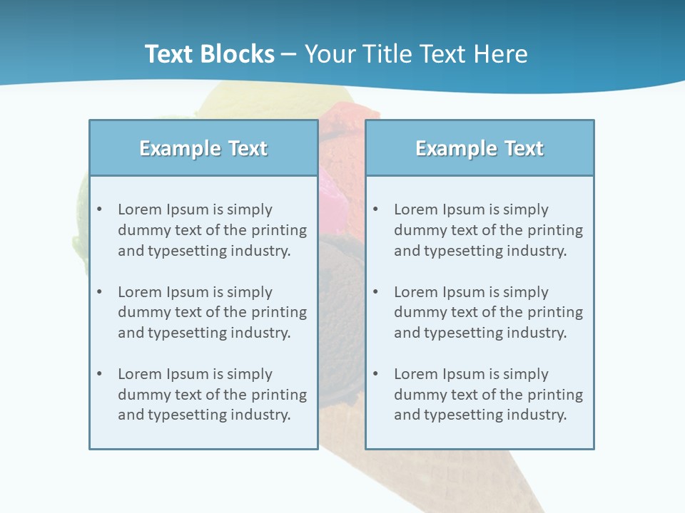 Cream Milk Sweet PowerPoint Template