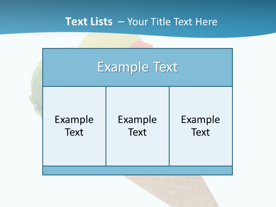 Cream Milk Sweet PowerPoint Template