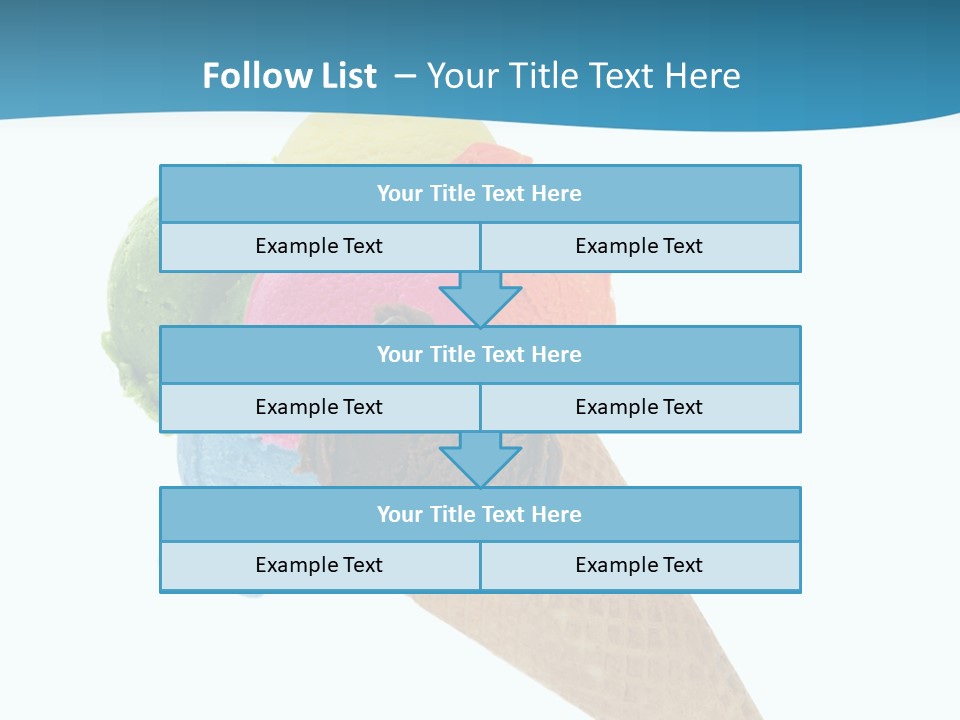 Cream Milk Sweet PowerPoint Template