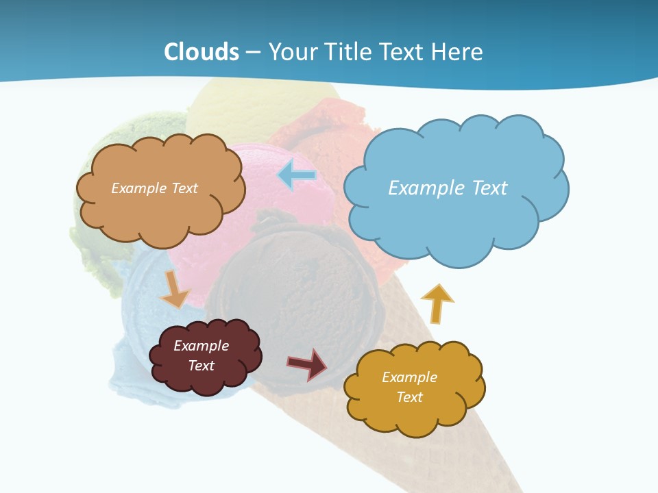 Cream Milk Sweet PowerPoint Template