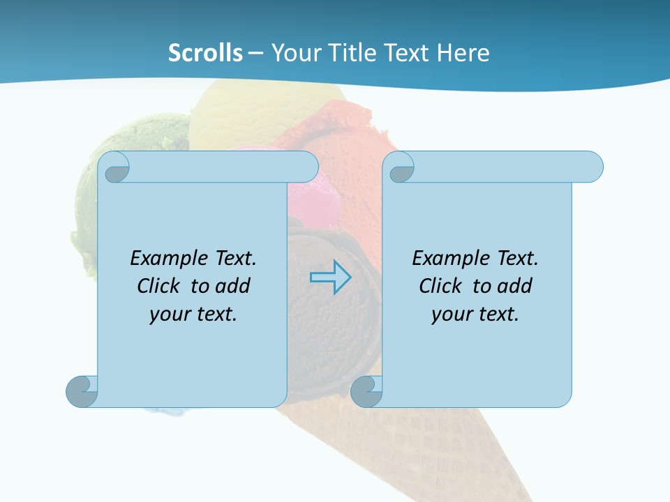 Cream Milk Sweet PowerPoint Template
