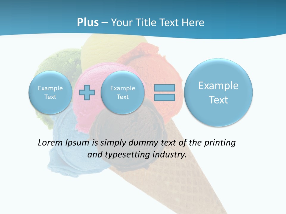 Cream Milk Sweet PowerPoint Template