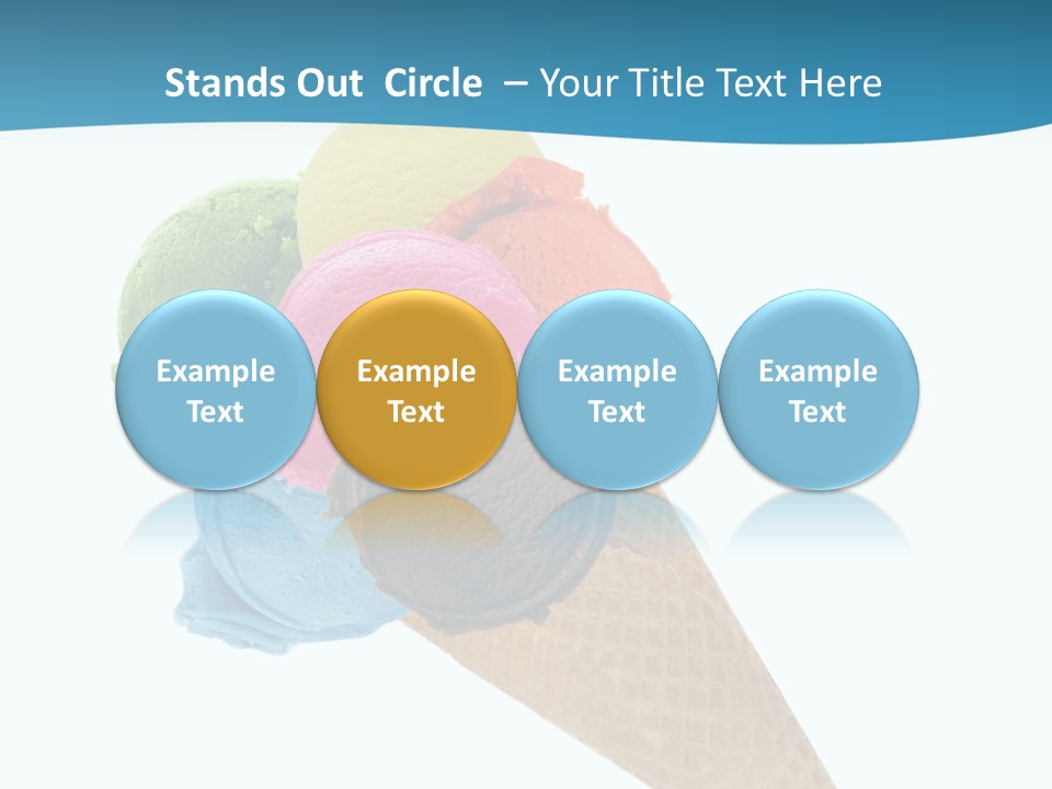 Cream Milk Sweet PowerPoint Template