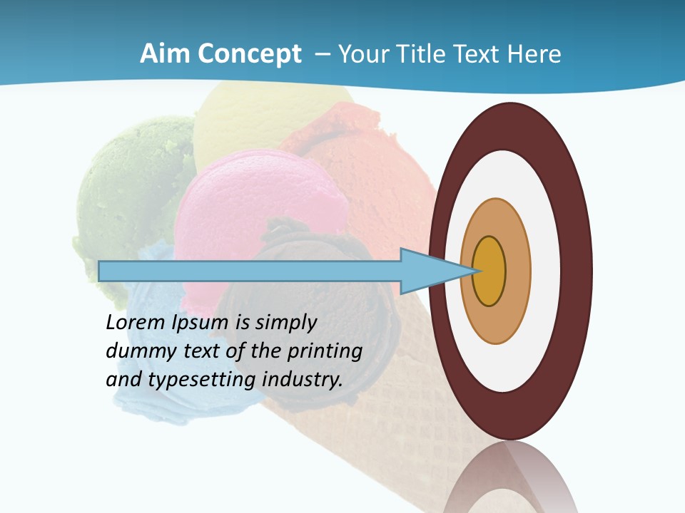 Cream Milk Sweet PowerPoint Template