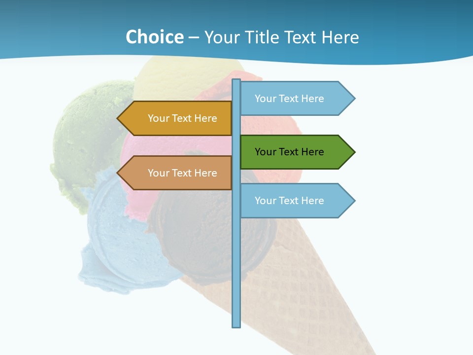 Cream Milk Sweet PowerPoint Template