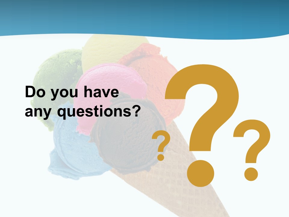 Cream Milk Sweet PowerPoint Template