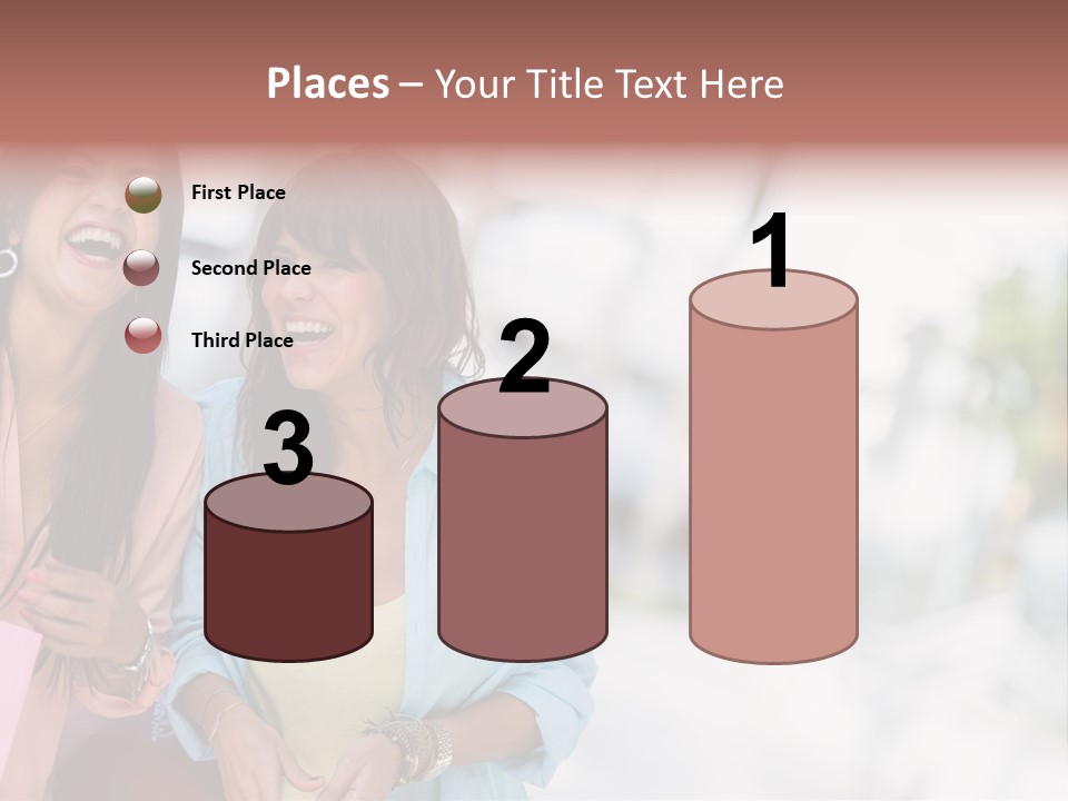 Women Joyful Fun PowerPoint Template