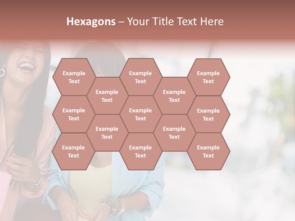 Women Joyful Fun PowerPoint Template