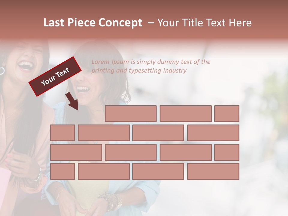 Women Joyful Fun PowerPoint Template