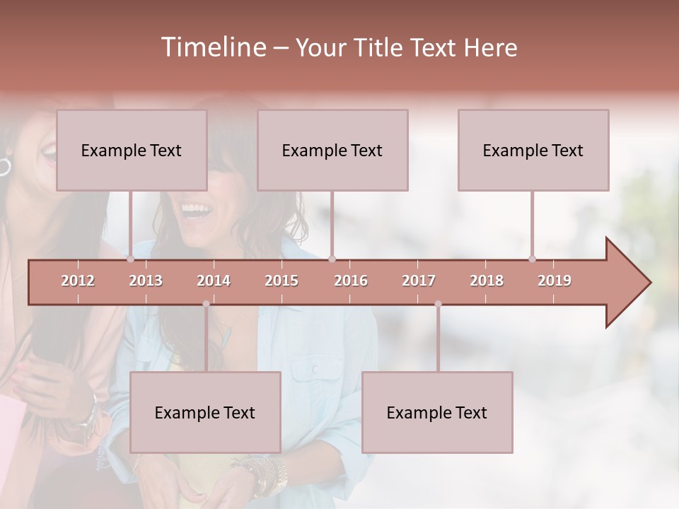 Women Joyful Fun PowerPoint Template