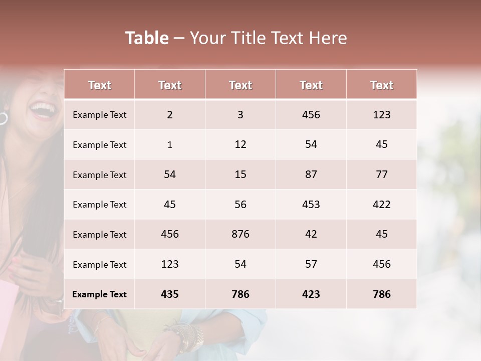 Women Joyful Fun PowerPoint Template