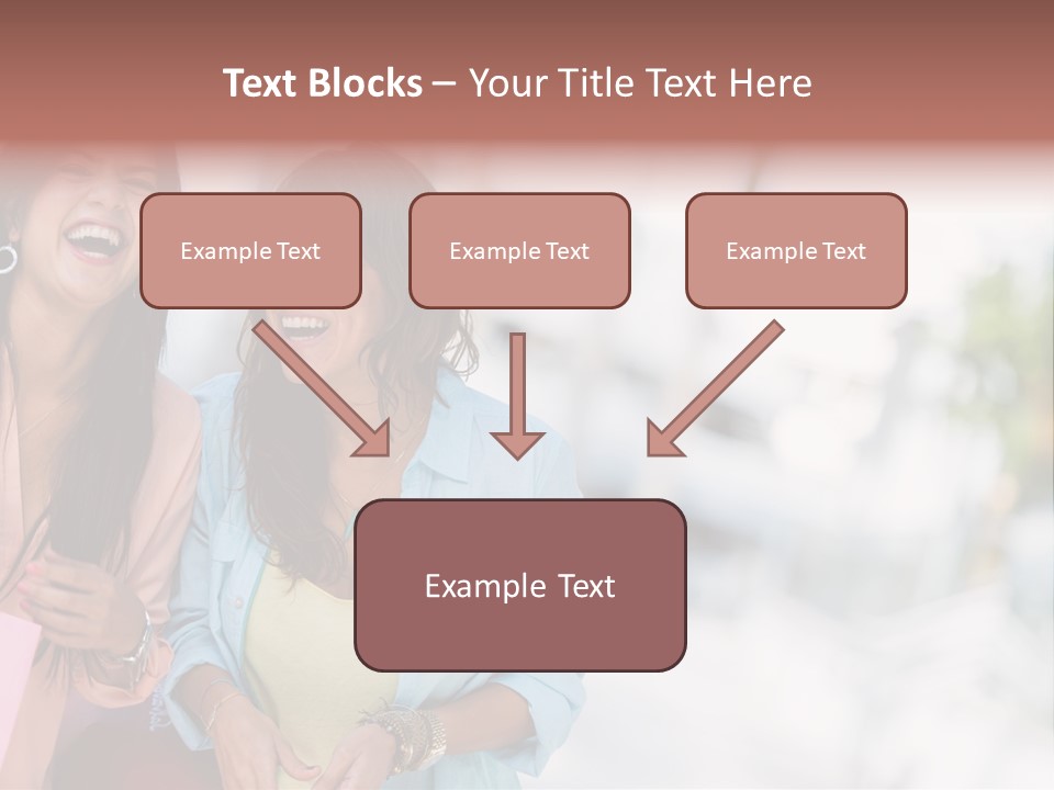 Women Joyful Fun PowerPoint Template