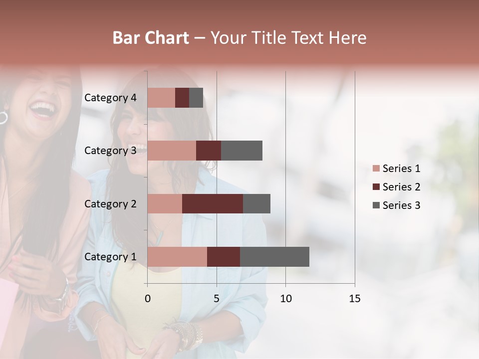 Women Joyful Fun PowerPoint Template