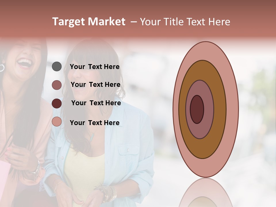 Women Joyful Fun PowerPoint Template