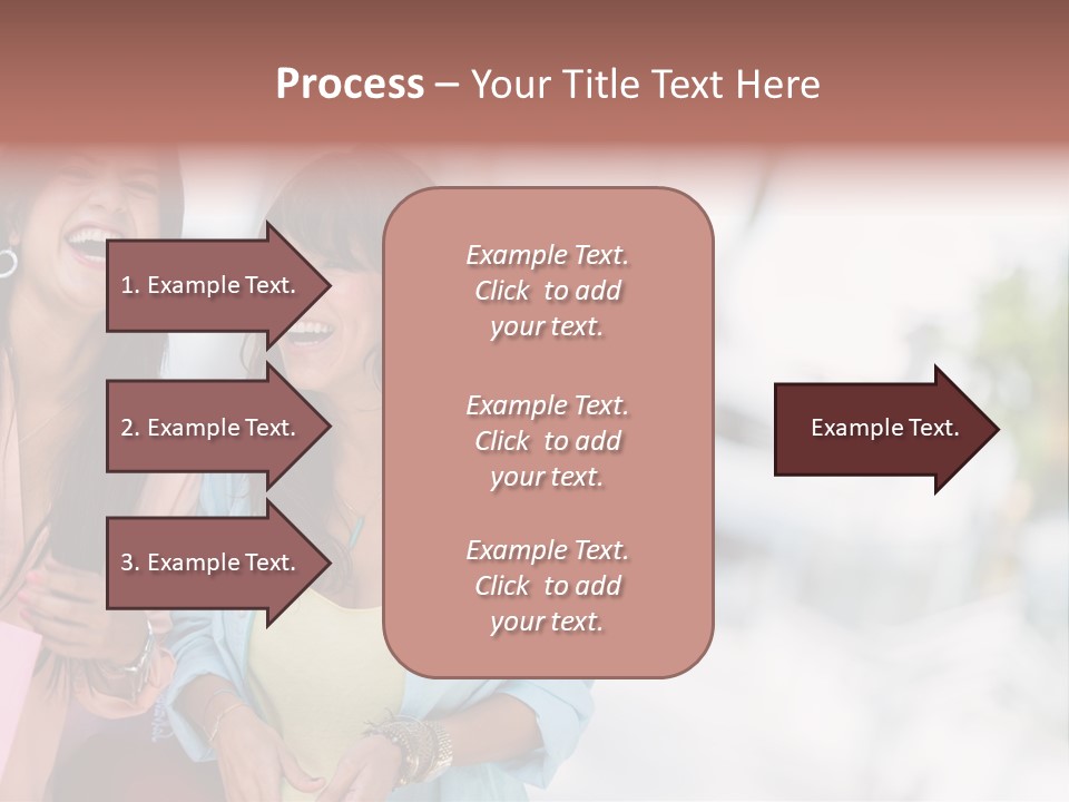 Women Joyful Fun PowerPoint Template