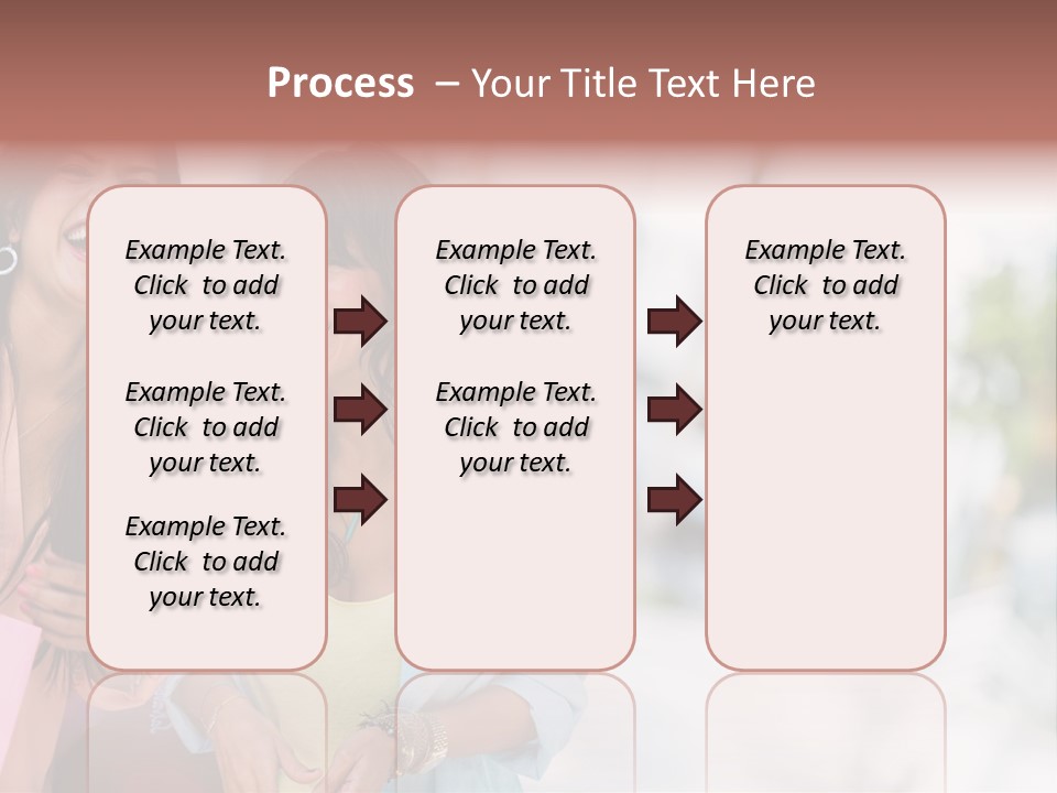 Women Joyful Fun PowerPoint Template