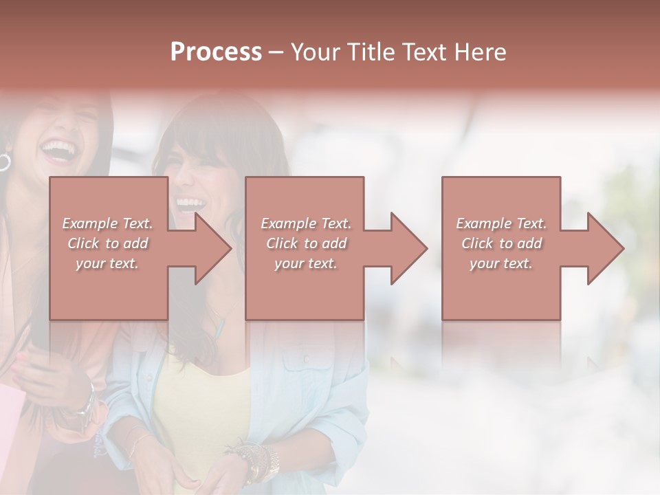 Women Joyful Fun PowerPoint Template