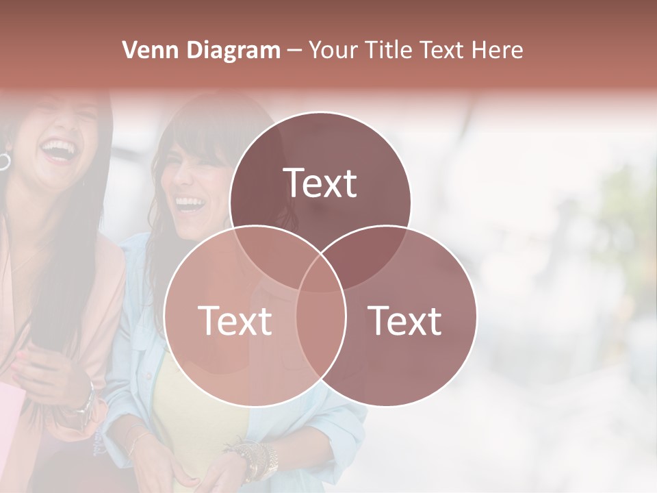 Women Joyful Fun PowerPoint Template