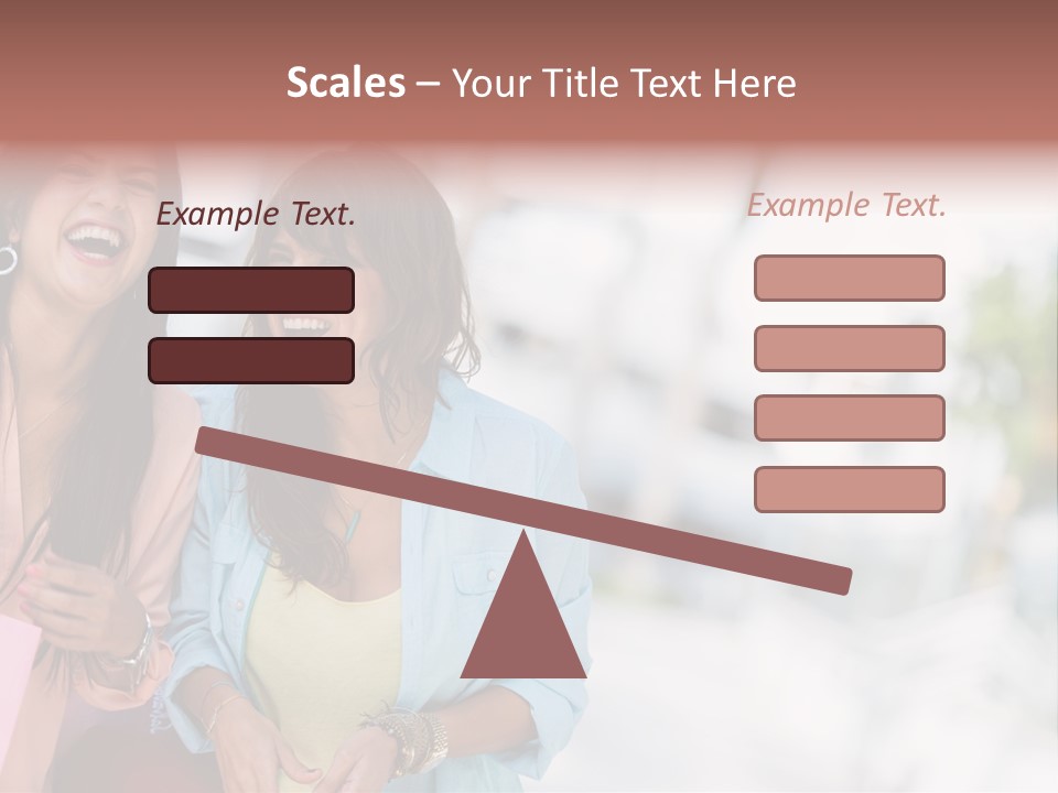 Women Joyful Fun PowerPoint Template