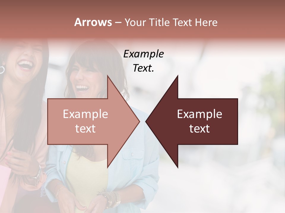 Women Joyful Fun PowerPoint Template