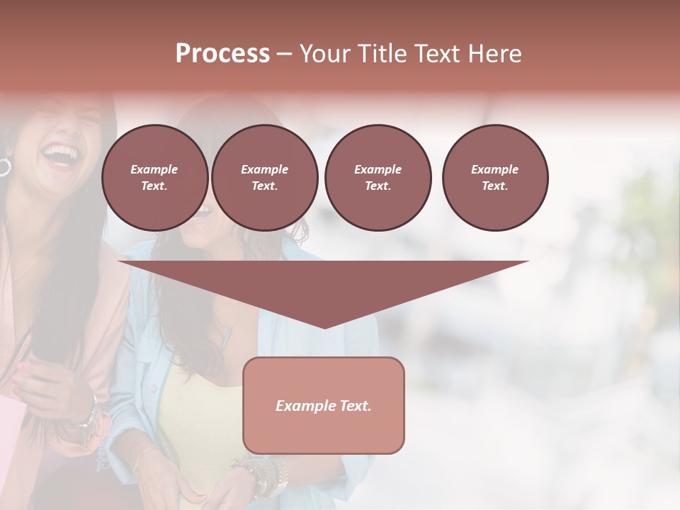 Women Joyful Fun PowerPoint Template