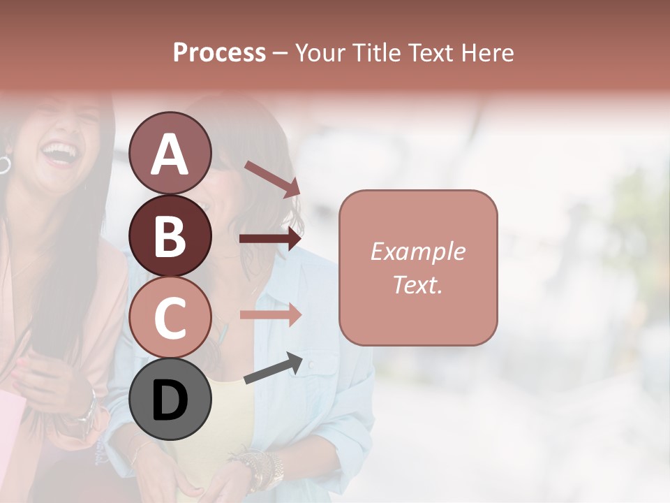 Women Joyful Fun PowerPoint Template