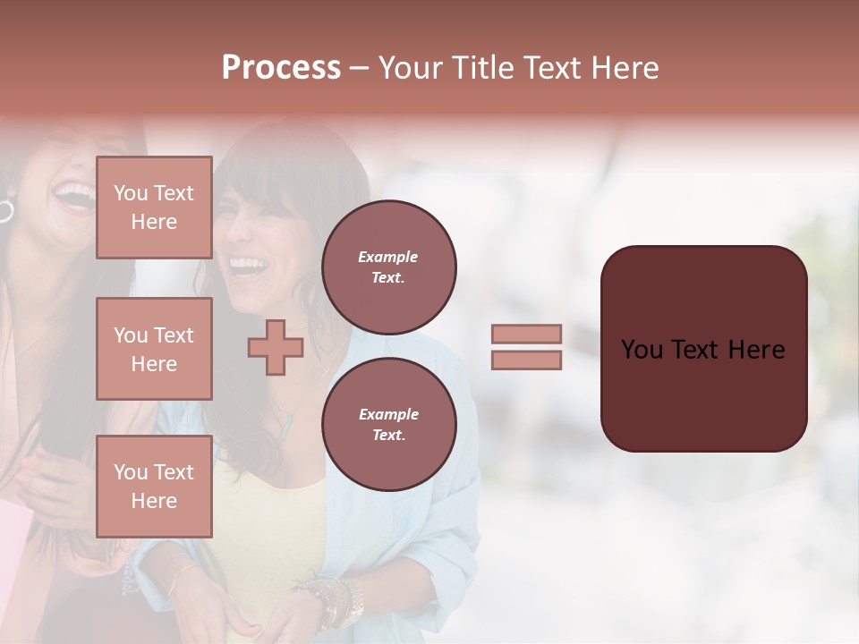 Women Joyful Fun PowerPoint Template