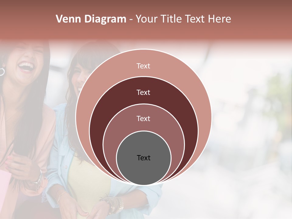 Women Joyful Fun PowerPoint Template