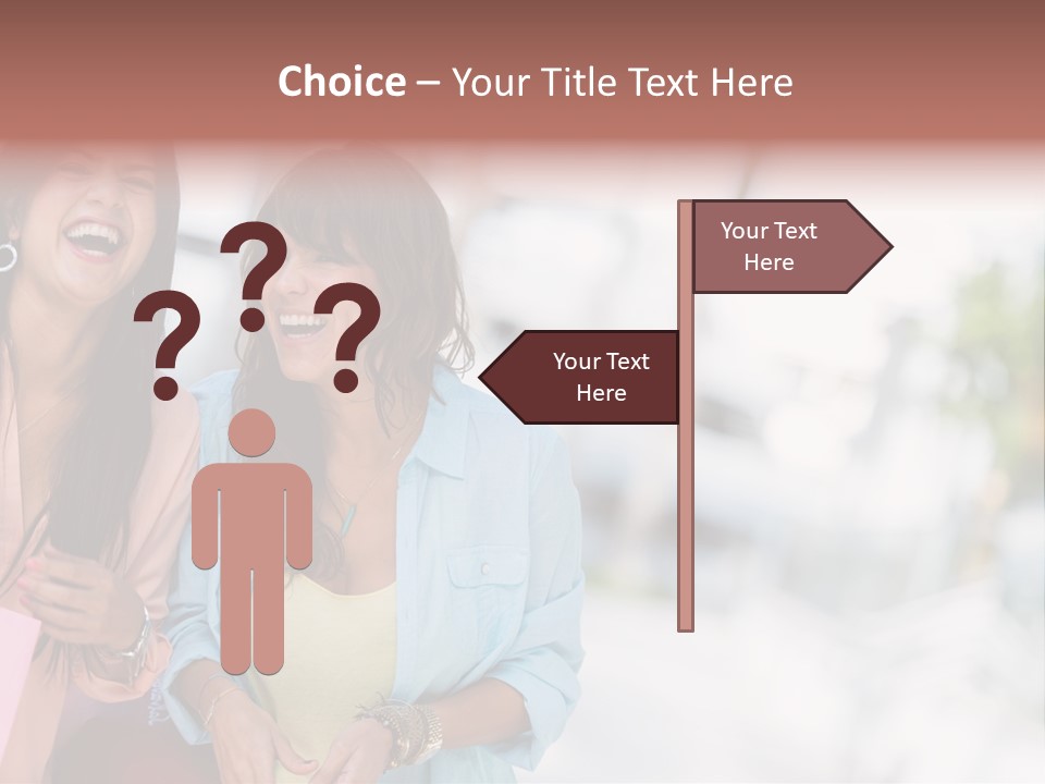 Women Joyful Fun PowerPoint Template