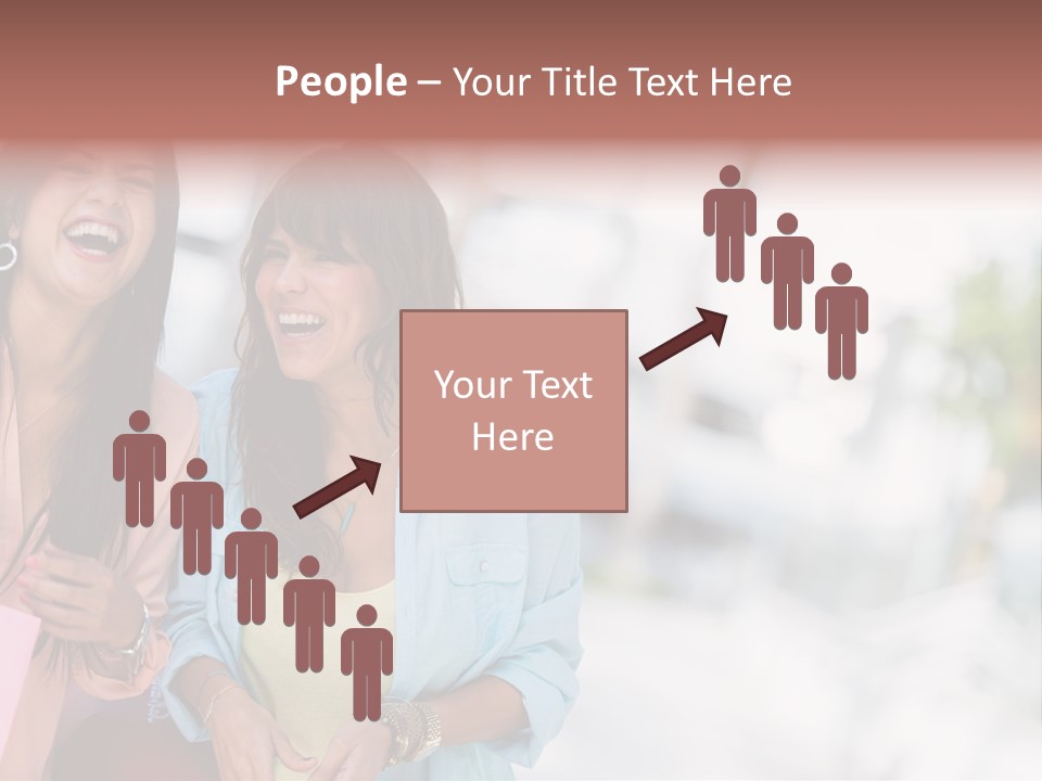 Women Joyful Fun PowerPoint Template