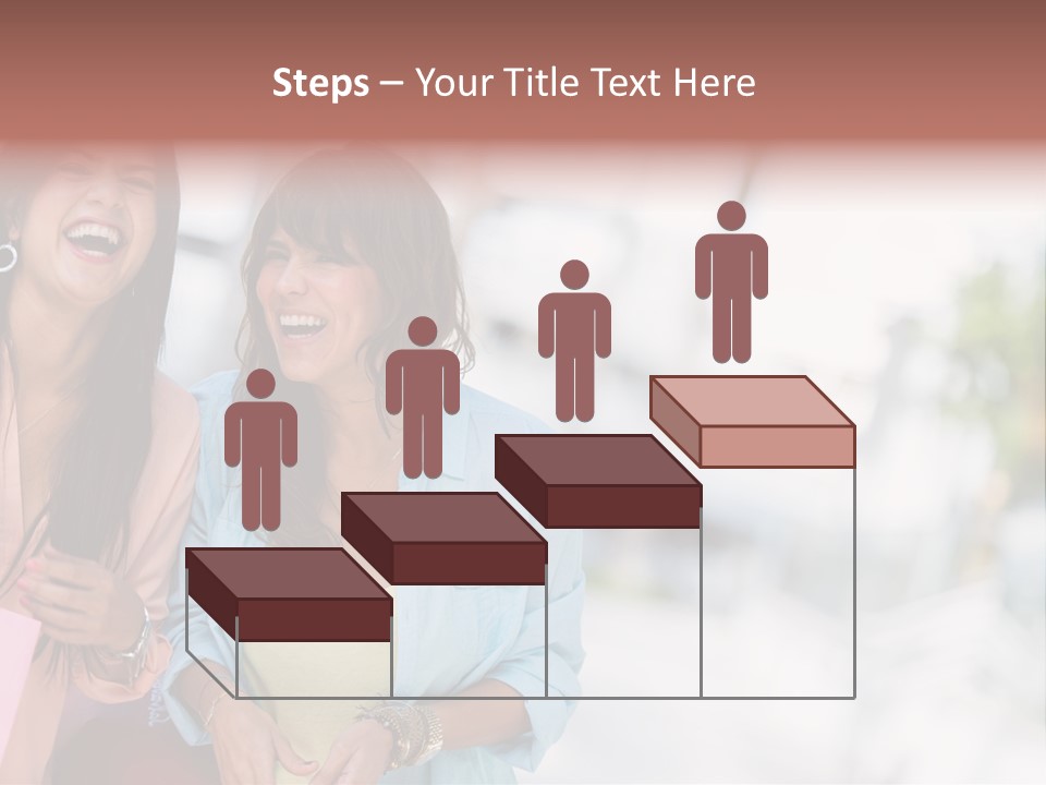 Women Joyful Fun PowerPoint Template