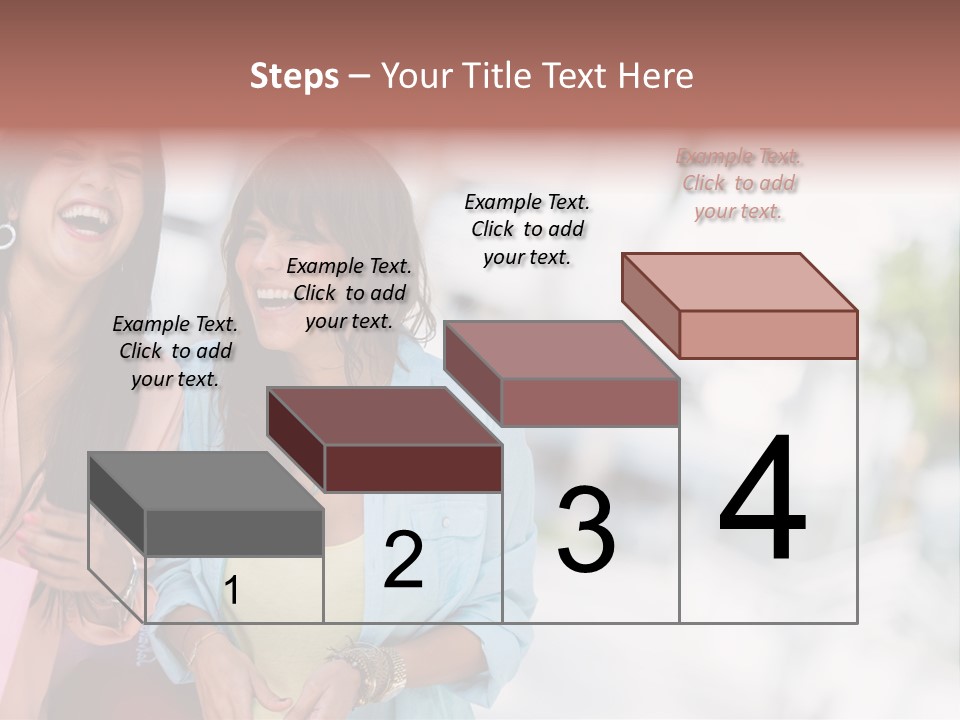 Women Joyful Fun PowerPoint Template