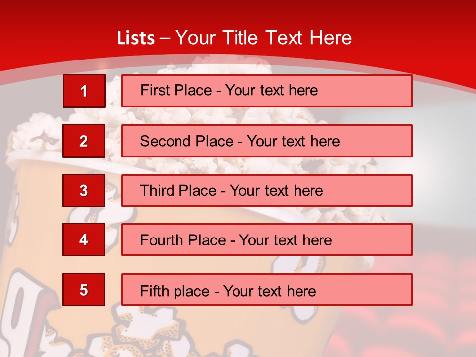 Cinema Photography Buttery PowerPoint Template