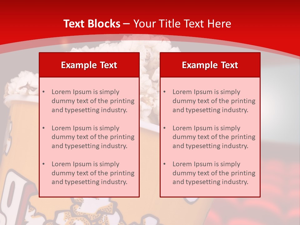 Cinema Photography Buttery PowerPoint Template