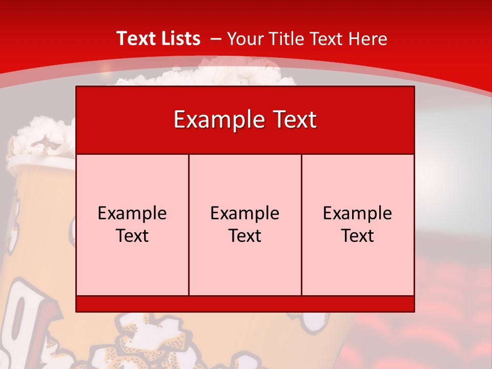 Cinema Photography Buttery PowerPoint Template