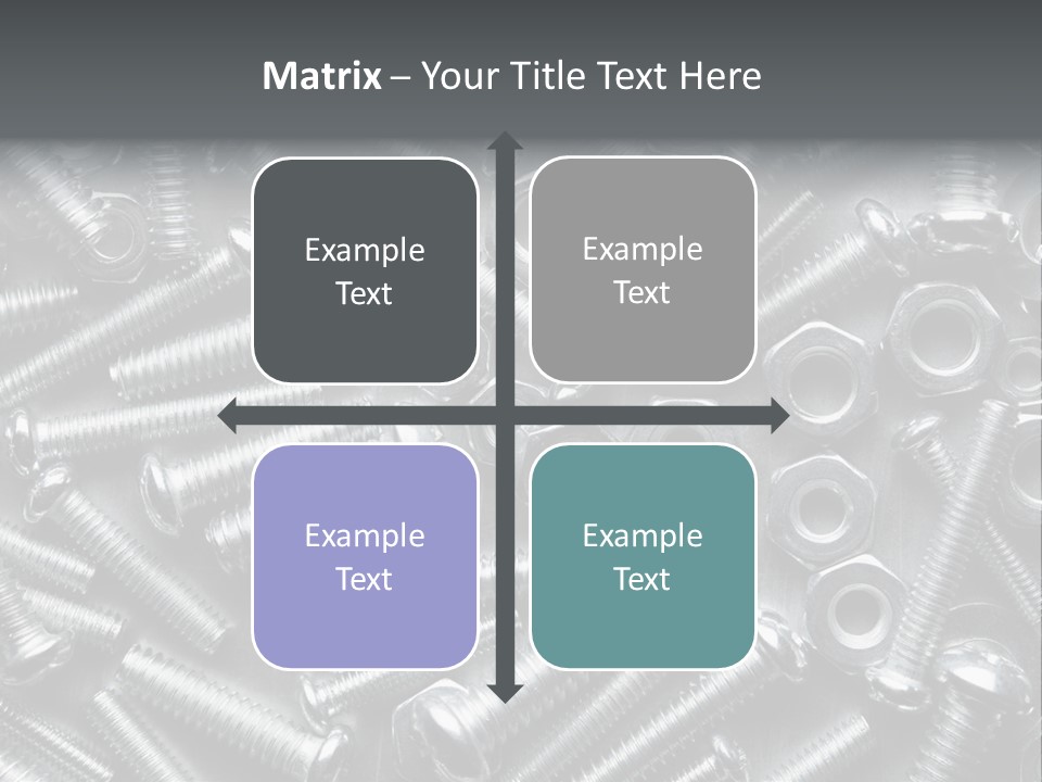 Chrome Hardware Thread PowerPoint Template
