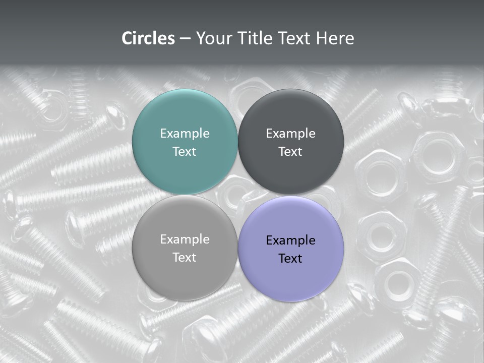 Chrome Hardware Thread PowerPoint Template