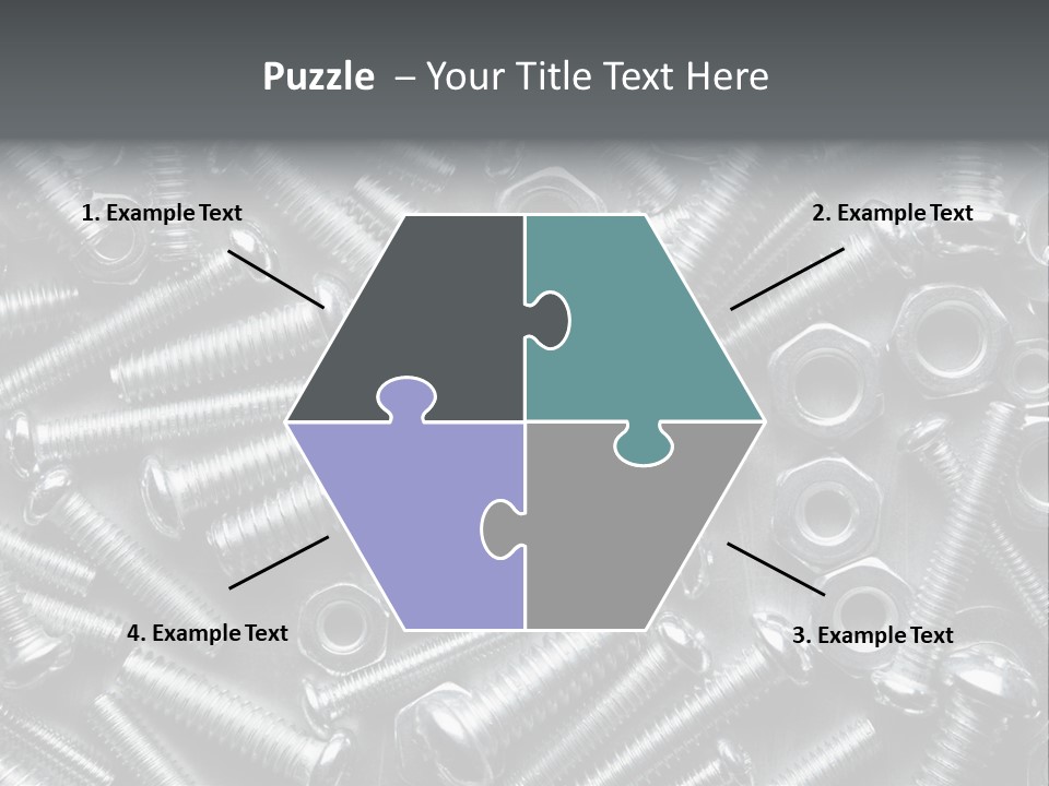 Chrome Hardware Thread PowerPoint Template