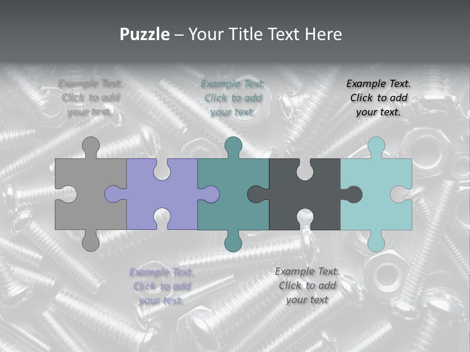 Chrome Hardware Thread PowerPoint Template
