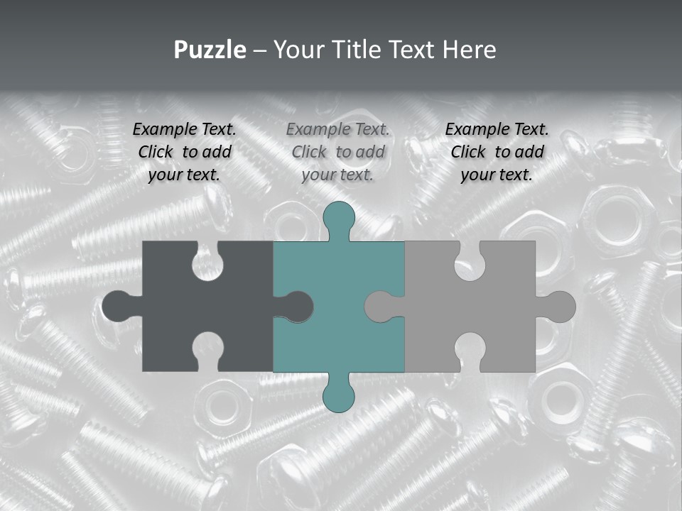 Chrome Hardware Thread PowerPoint Template