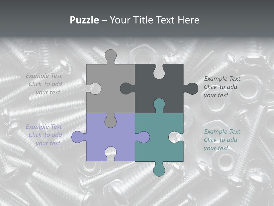 Chrome Hardware Thread PowerPoint Template