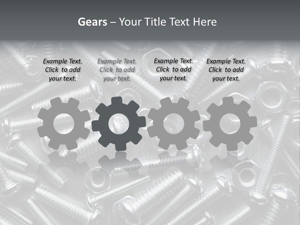 Chrome Hardware Thread PowerPoint Template